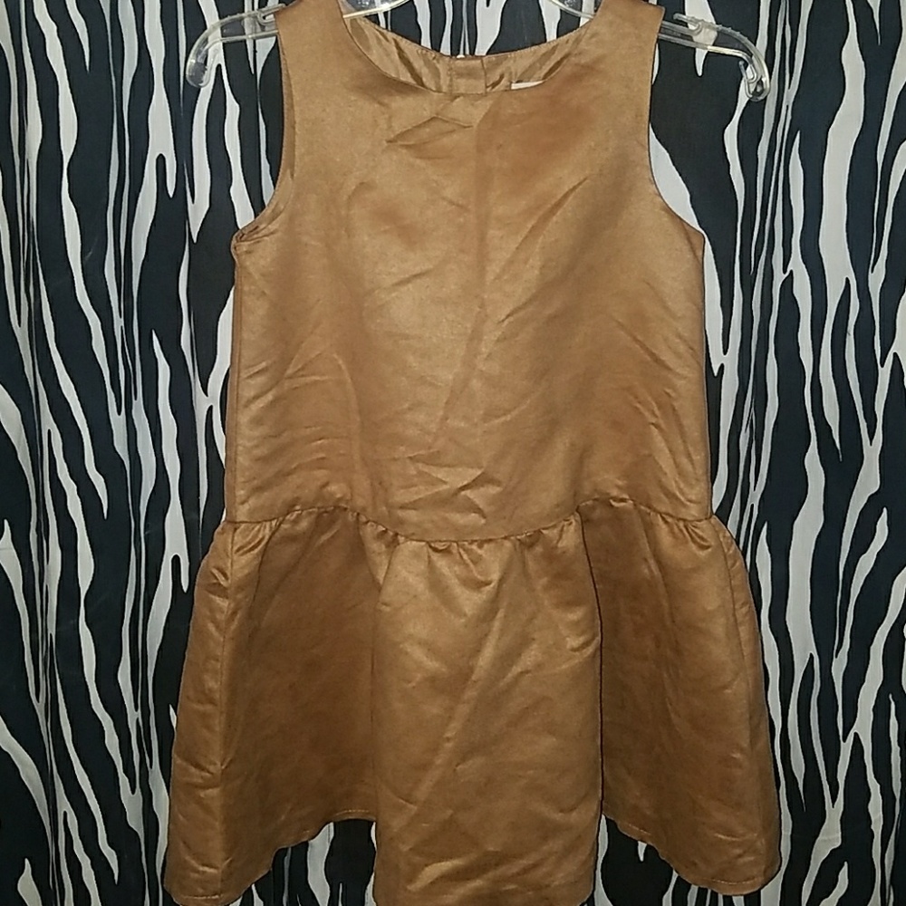 Girls Suede Dress